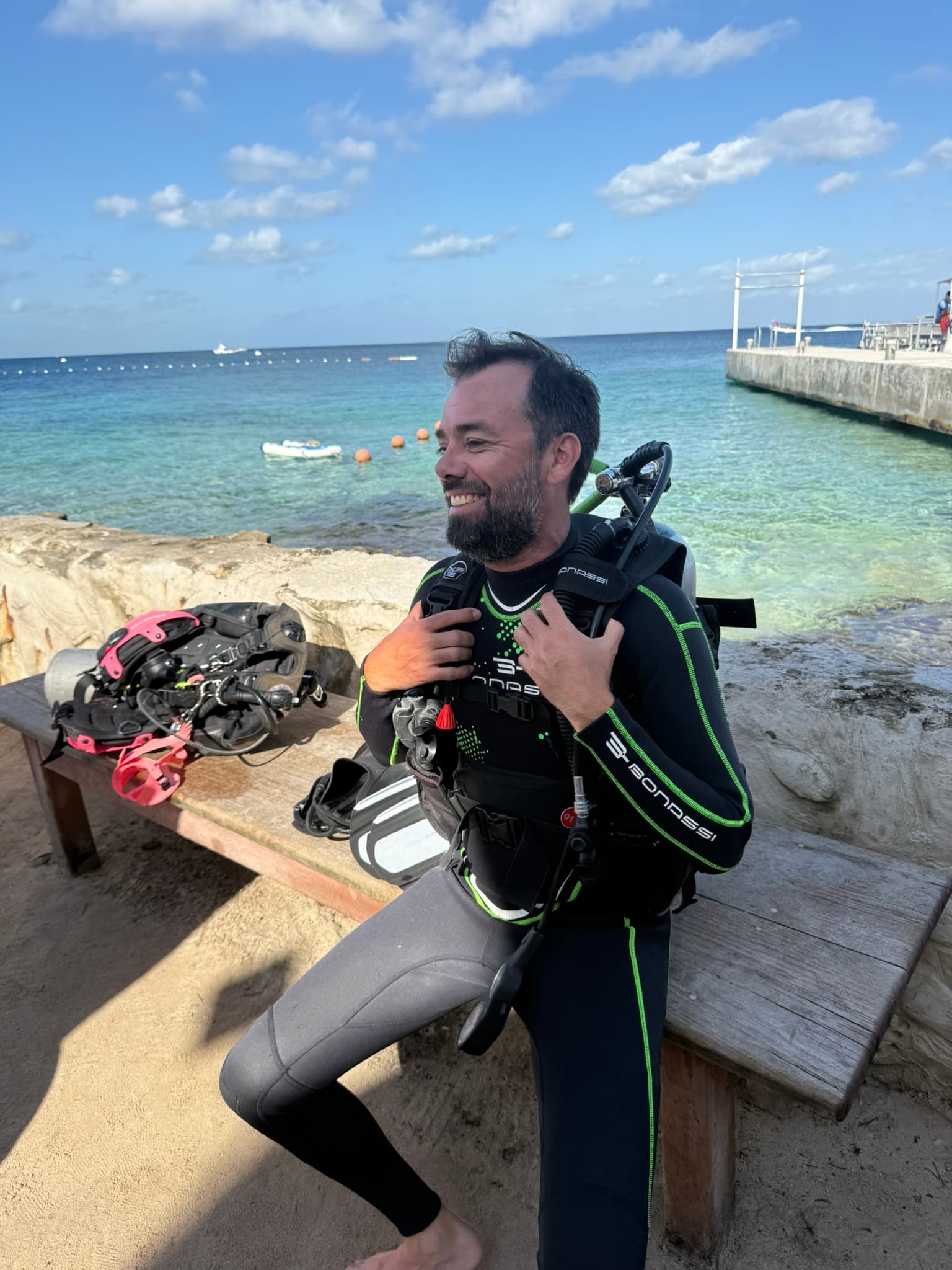 Discover Scuba Diving from shore in Cozumel